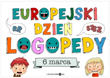 Europejski Dzień Logopedy - Printoteka.pl