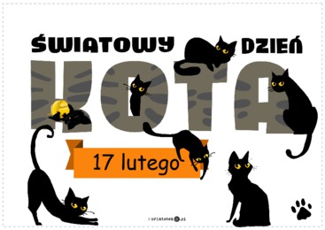 Światowy Dzień Kota - 17 lutego - Printoteka.pl