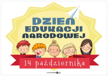 Dzień Edukacji Narodowej - napis - Printoteka.pl
